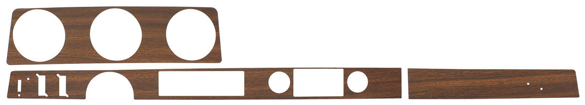 Dash Set, Woodgrain, 1971 Oldsmobile Convertible, w/ Cruise 1 Dash Set, Woodgrain, 1971 Oldsmobile Convertible, w/ Cruise
