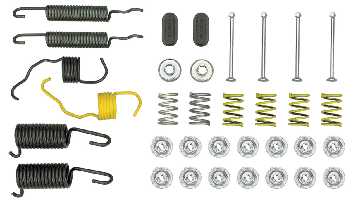 Hardware Kit, Drum Brake, 1961-66 Cadillac, Front 1 Hardware Kit, Drum Brake, 1961-66 Cadillac, Front