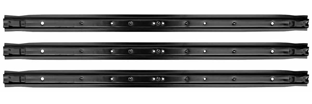 Reinforcement Strip Set, Bed Floor Center, 1973-87 C/K Fleetside, 48", 3pc