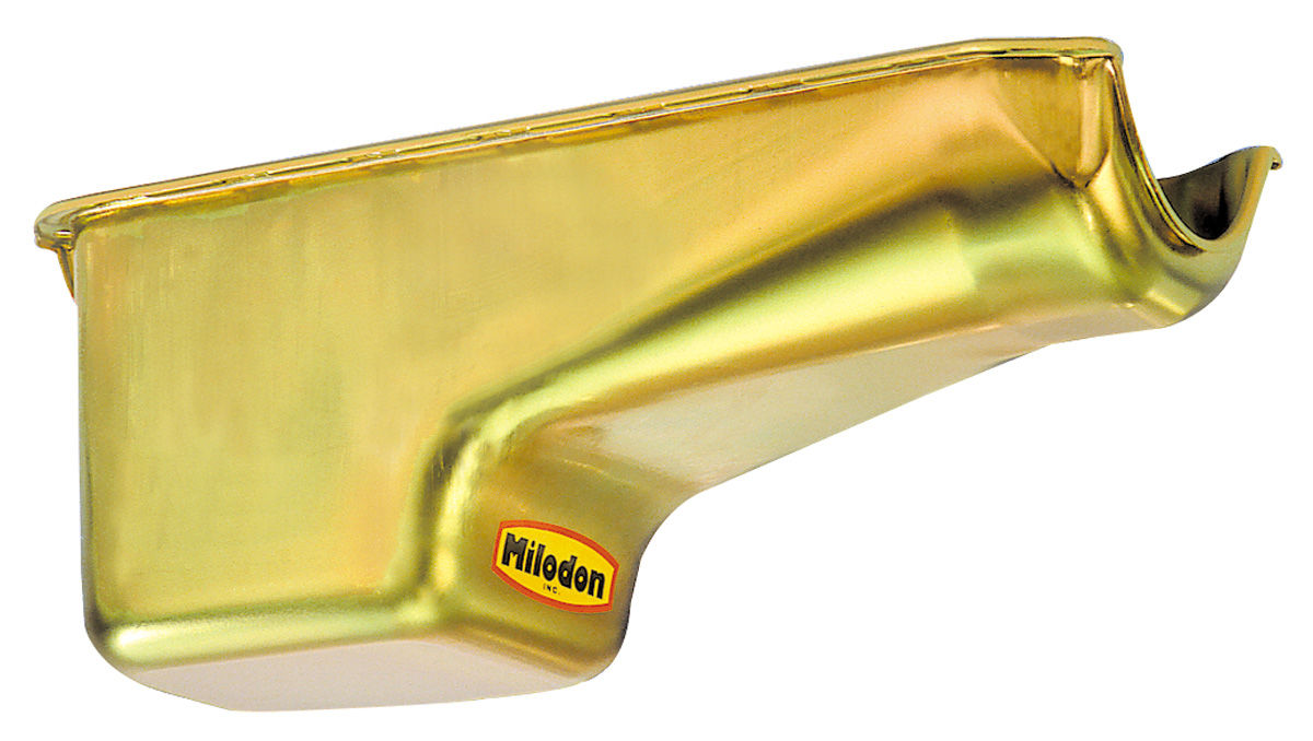 Oil Pan, Milodon, 1986-88 SBC, Stock Replacement, 5 Qrt. 1 Oil Pan, Milodon, 1986-88 SBC, Stock Replacement, 5 Qrt.