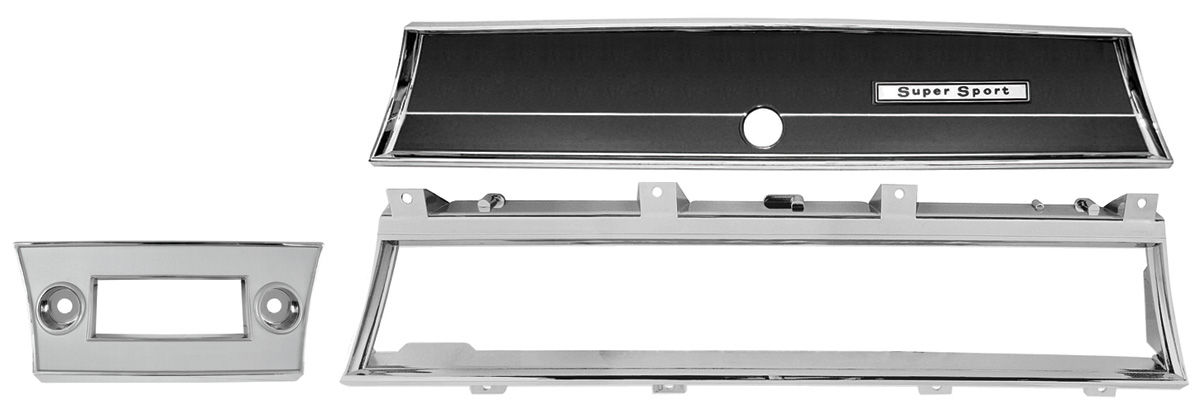 Dash Chrome Kit, 1966 Super Sport 396 1 Dash Chrome Kit, 1966 Super Sport 396