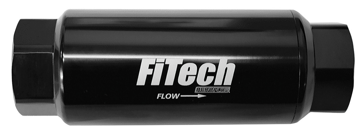 Fuel Filter, FiTech Go Fuel, In-Line, 100-Micron, Billet Aluminum 1 Fuel Filter, FiTech Go Fuel, In-Line, 100-Micron, Billet Aluminum