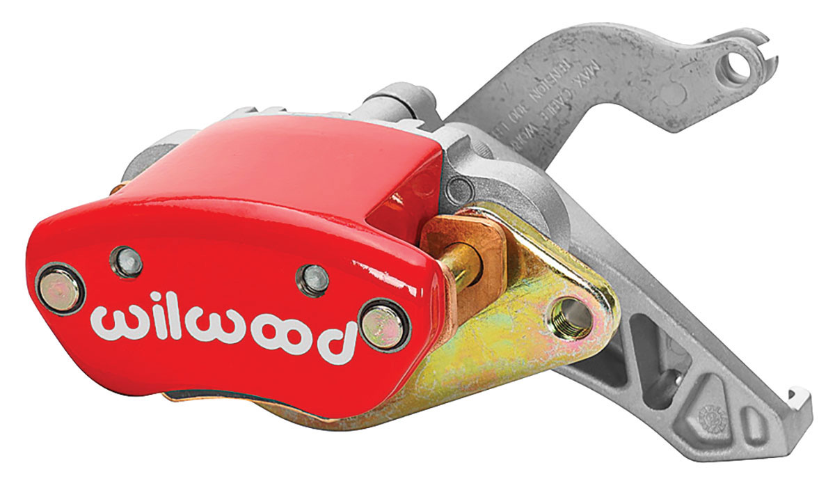 Caliper, Wilwood, MC4 Parking Brake, Sgl Piston, .81" Max Rtr Width, 4.75" Mnt