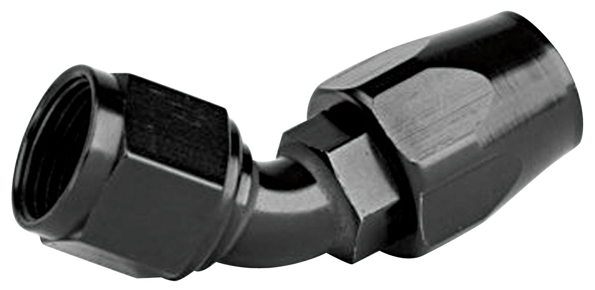 Fitting, Swivel, Aeromotive, AN-10 w/45 Degree Hose End 1 Fitting, Swivel, Aeromotive, AN-10 w/45 Degree Hose End