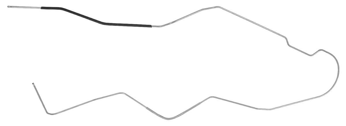 Fuel Line, Front/Rear, 1970-72 Skylark Convertible, 3/8", 2-Piece 1 Fuel Line, Front/Rear, 1970-72 Skylark Convertible, 3/8", 2-Piece