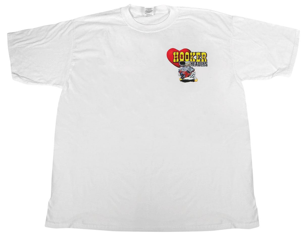 Shirt, Retro Hooker, White 1 Shirt, Retro Hooker, White