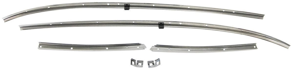 Weatherstrip Channel, 1966-67 Chevelle, Coupe, Roofrail 1 Weatherstrip Channel, 1966-67 Chevelle, Coupe, Roofrail