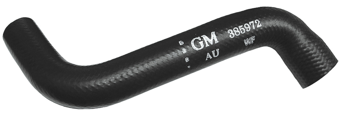 Radiator Hose, Upper, 1964-65 Cutlass V8, w/o AC 1 Radiator Hose, Upper, 1964-65 Cutlass V8, w/o AC