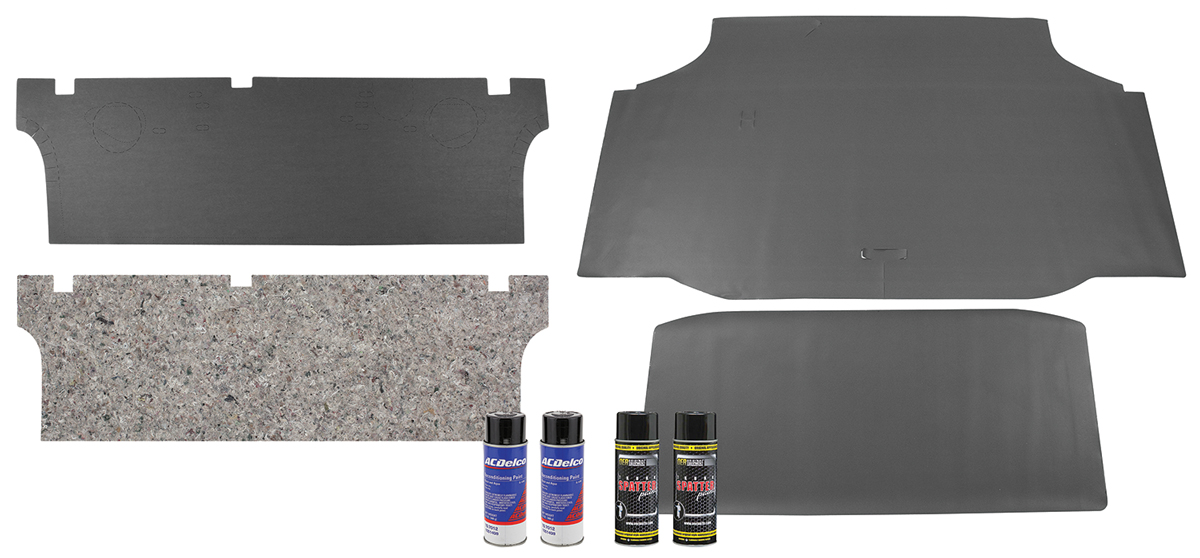 Trunk Area & Mat Restoration Kit, Felt, 1970-72 Cutlass, Coupe 1 Trunk Area & Mat Restoration Kit, Felt, 1970-72 Cutlass, Coupe