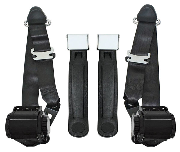 Seat Belts, NON-Direct 3-Point Conversion, 1964-88 A/G-Body, Bucket, Lift Latch 1 Seat Belts, NON-Direct 3-Point Conversion, 1964-88 A/G-Body, Bucket, Lift Latch