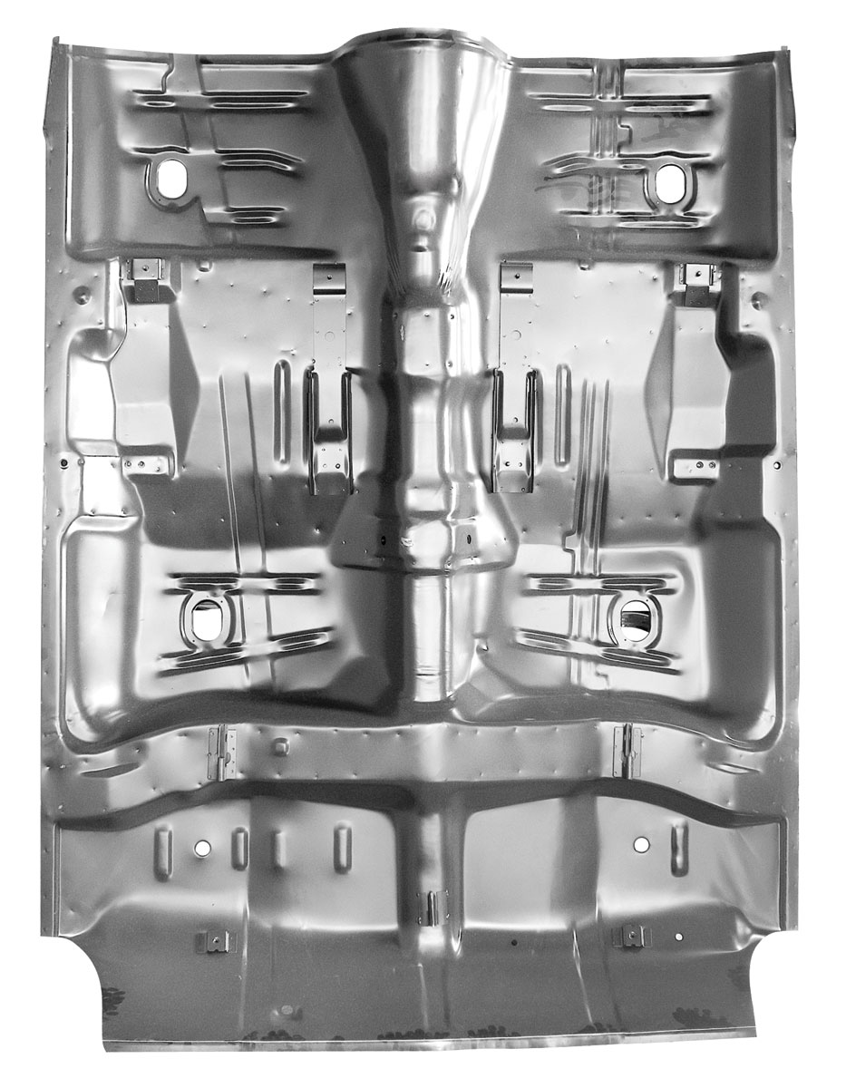 Floor Pan, Complete, 1964-67 A-Body, w/ Braces 1 Floor Pan, Complete, 1964-67 A-Body, w/ Braces