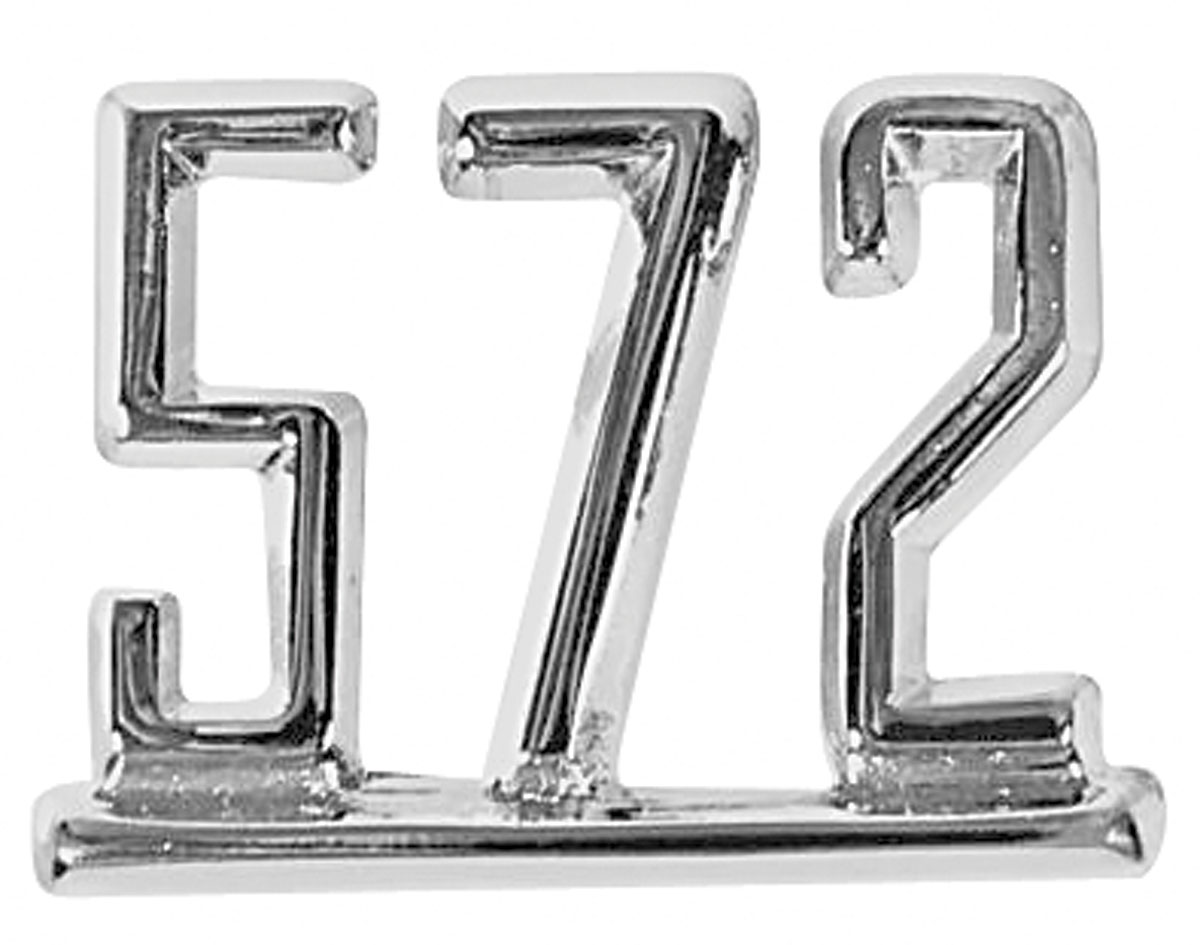 Emblem, Fender, 1965-67 "572" 1 Emblem, Fender, 1965-67 "572"