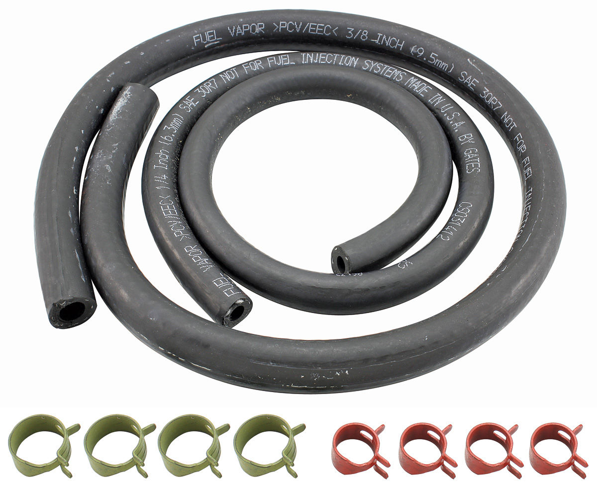 Hose Set, 2-Feet 3/8", 2-Feet 1/4" w/Clamps 1 Hose Set, 2-Feet 3/8", 2-Feet 1/4" w/Clamps