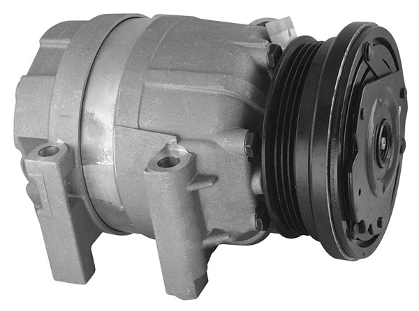AC Compressor, Tuff Stuff, LS1, 4-Groove Pulley
