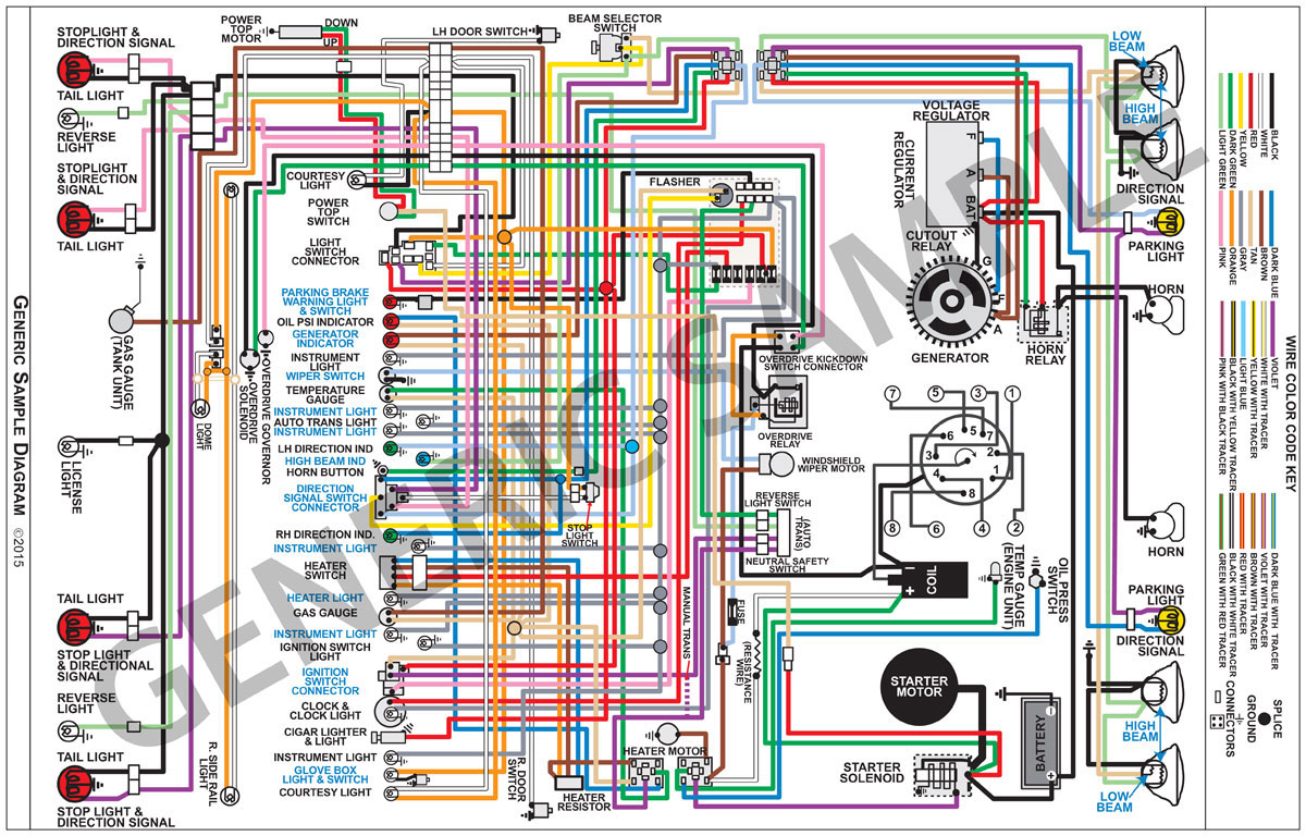 WIRING DIAGRAM, 1972GRAND PRIX, 11x17, Color 1 WIRING DIAGRAM, 1972GRAND PRIX, 11x17, Color