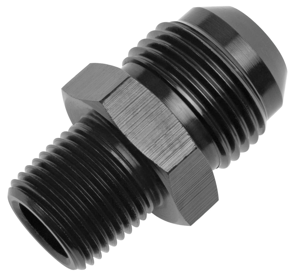 Adapter, AN to NPT, Russell, -8AN to 1/4"NPT, Straight 1 Adapter, AN to NPT, Russell, -8AN to 1/4"NPT, Straight