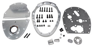 Timing Cover, Comp Cams, 3-Piece, Chevrolet Big Block, Billet
