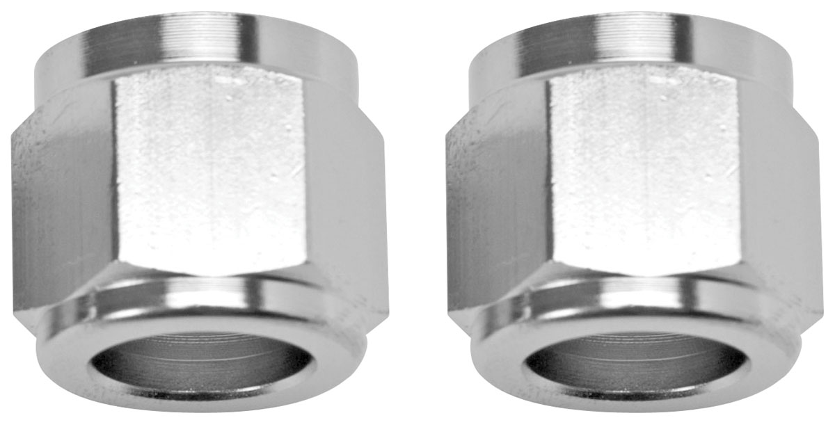 Tube Nut, Aluminum, Russell, 3/8" 1 Tube Nut, Aluminum, Russell, 3/8"
