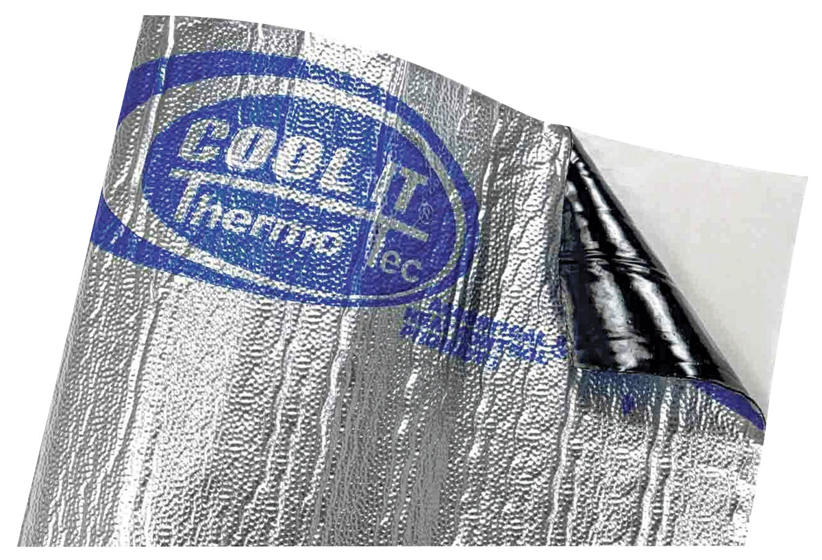 Heat and Sound Suppressor, Thermo-Tec, 36" x 60", 0.007" Thick, 1-Piece 1 Heat and Sound Suppressor, Thermo-Tec, 36" x 60", 0.007" Thick, 1-Piece