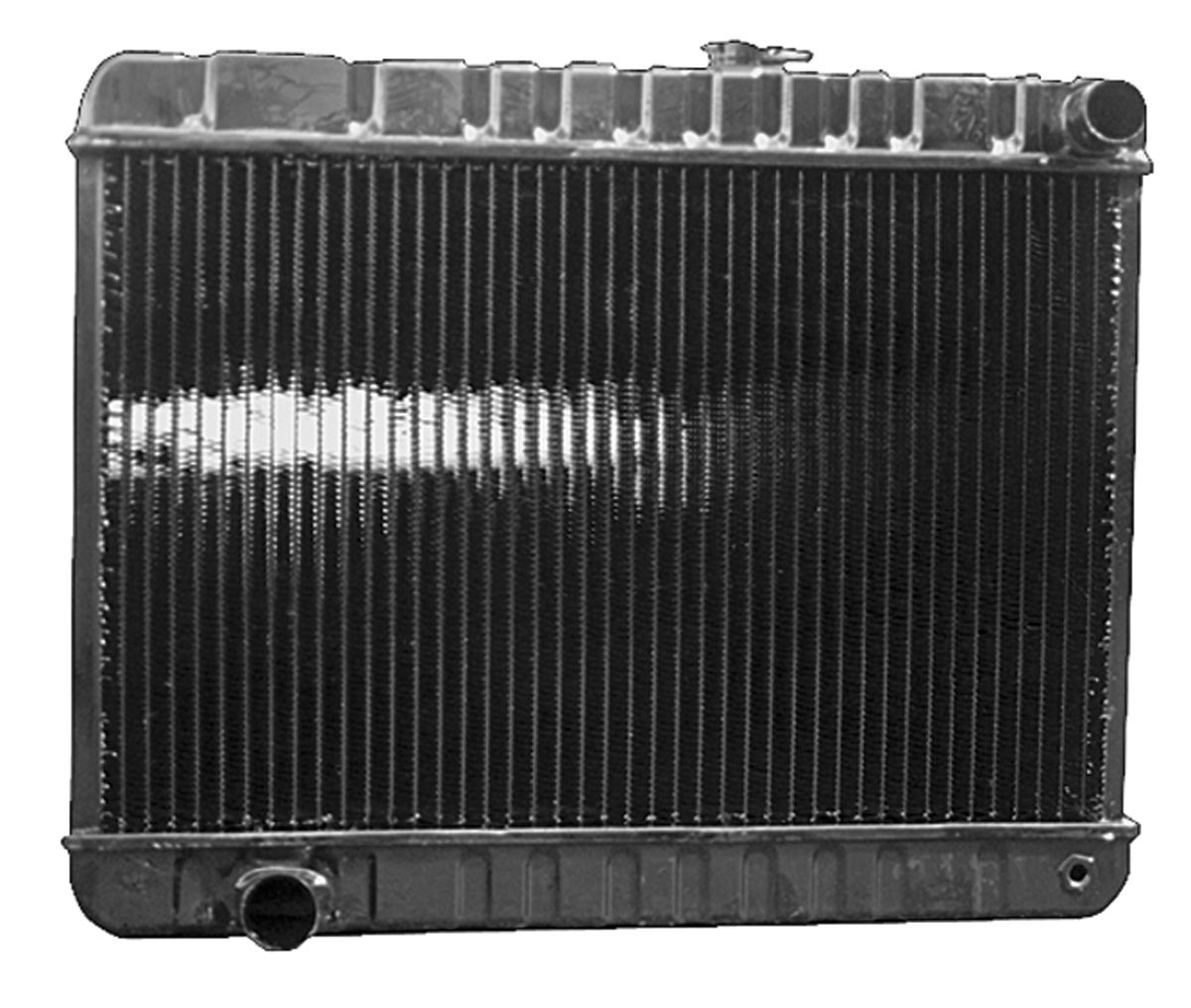 Radiator, Std Core, 1961-63 Temp/LeMans, 4-Cyl, 12-3/8" x 24-3/4". DS Filler 1 Radiator, Std Core, 1961-63 Temp/LeMans, 4-Cyl, 12-3/8" x 24-3/4". DS Filler