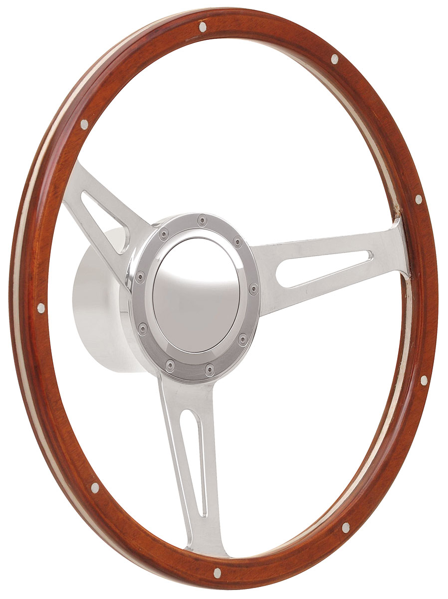 Steering Wheel Kit, 59-69 GM, Retro Cobra, Small, Plain 1 Steering Wheel Kit, 59-69 GM, Retro Cobra, Small, Plain