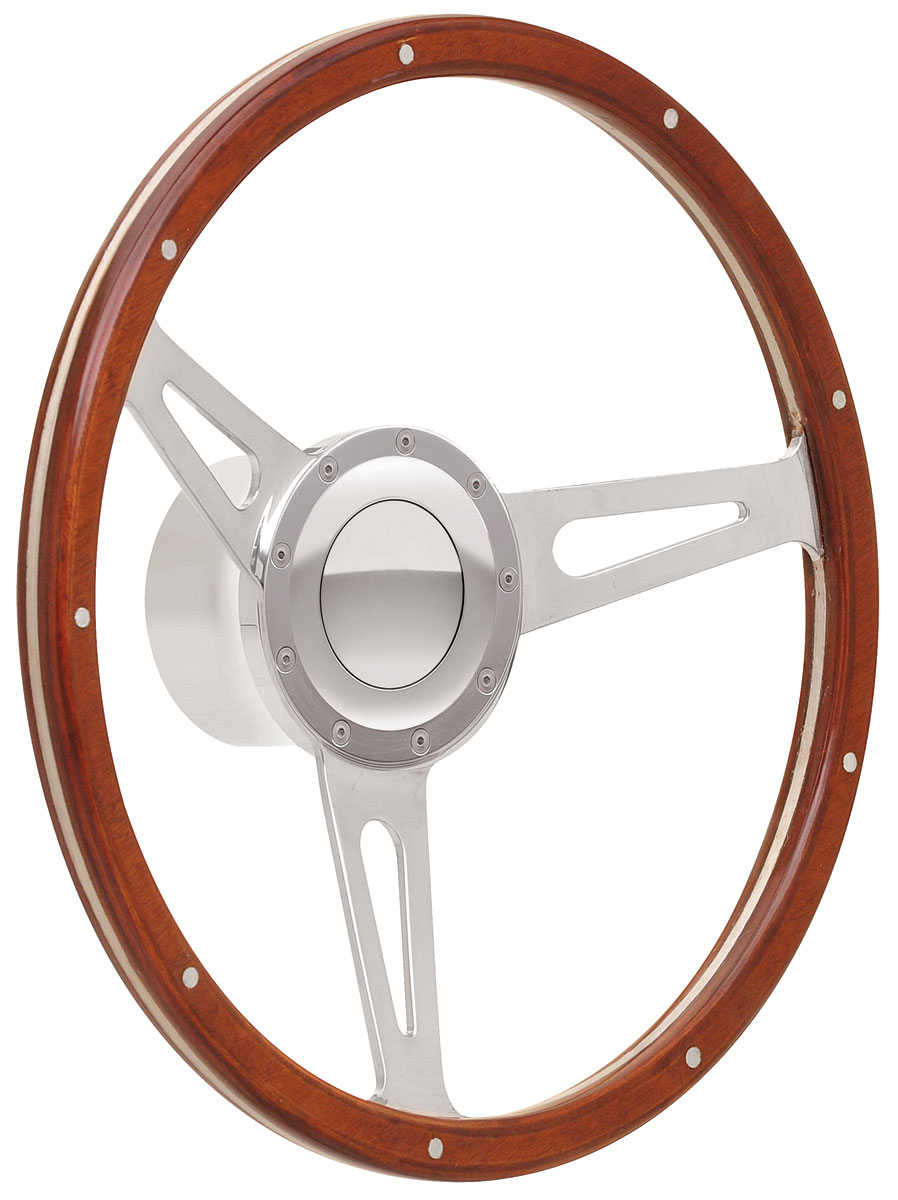 Steering Wheel Kit, 69-89 GM, Retro Cobra, Large, Plain 1 Steering Wheel Kit, 69-89 GM, Retro Cobra, Large, Plain