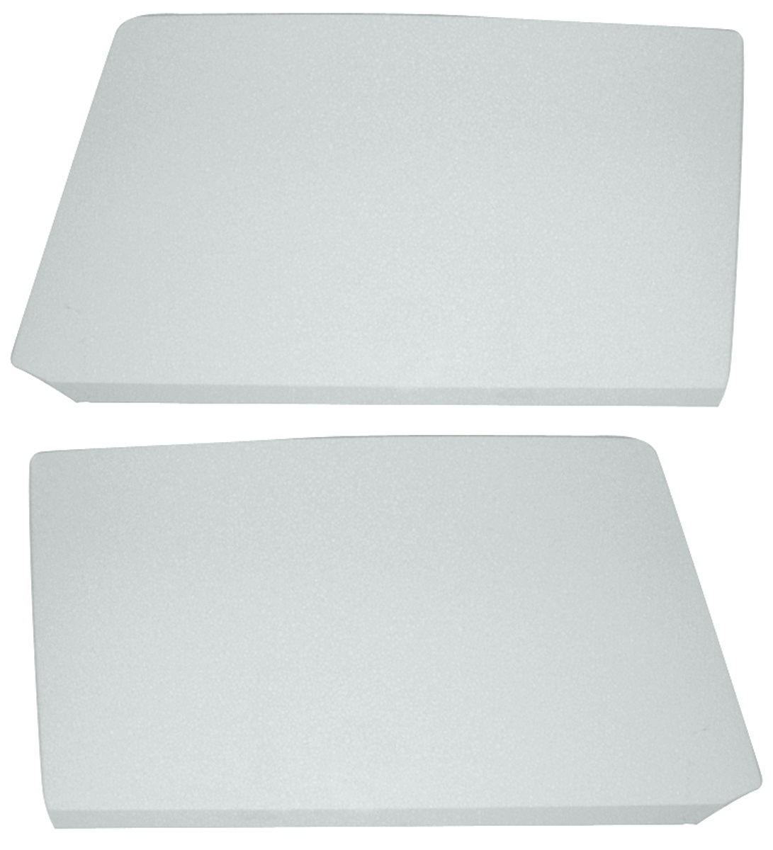 Door Glass, Front, 1966-67 Chevelle 2-Door Coupe/Convertible, Pair 1 Door Glass, Front, 1966-67 Chevelle 2-Door Coupe/Convertible, Pair