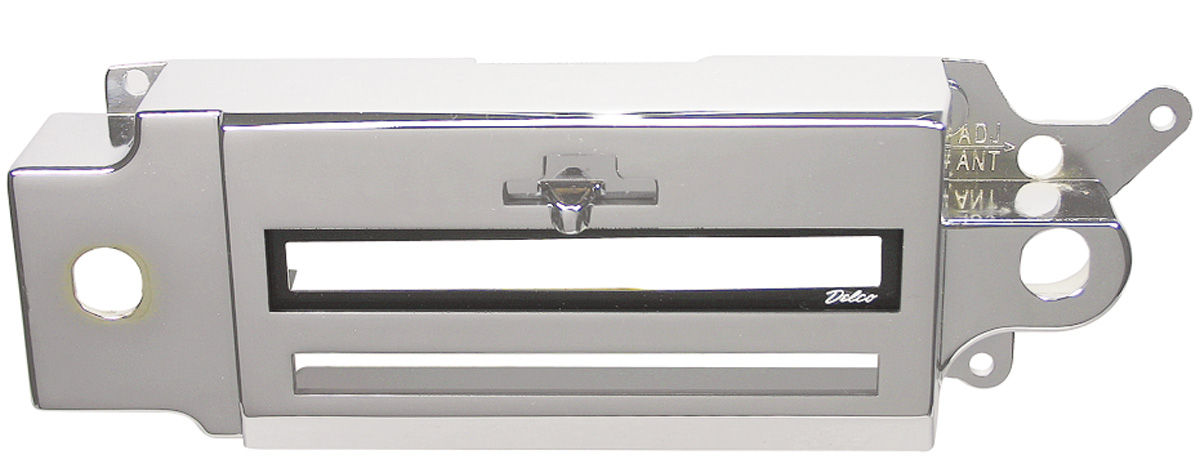 Faceplate, Radio, 1965 Chevelle/El Camino, Chrome 1 Faceplate, Radio, 1965 Chevelle/El Camino, Chrome