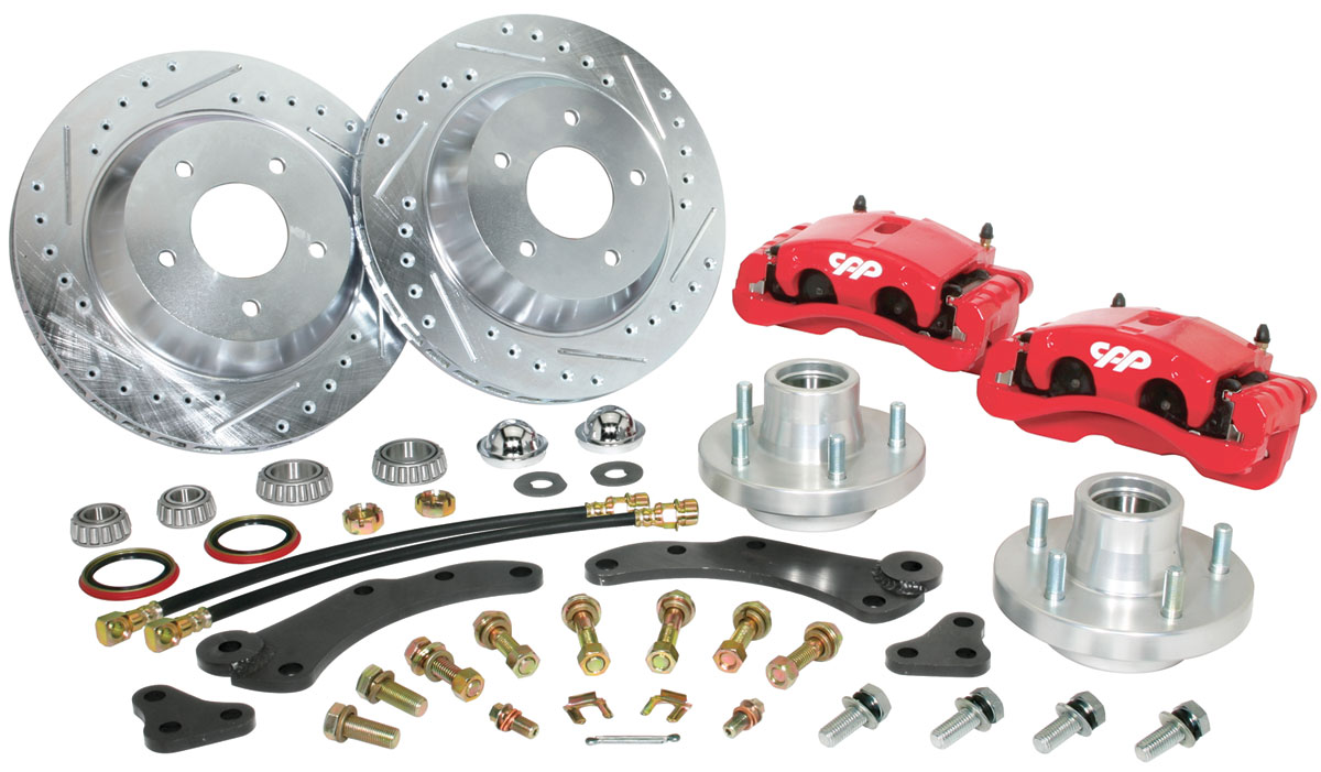 Disc Brake Conversion, 1954-55 Cadillac, 13", Set, Front 1 Disc Brake Conversion, 1954-55 Cadillac, 13", Set, Front