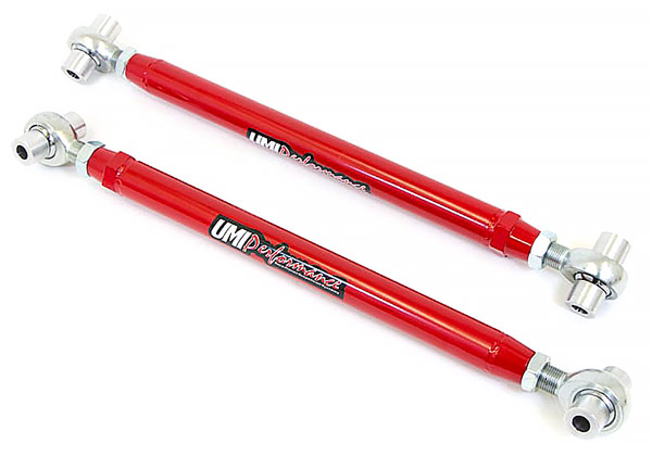 Trailing Arms, UMI Perf., 1964-72 A-Body, Dble Adjust Chromoly Tubular Lowers 1 Trailing Arms, UMI Perf., 1964-72 A-Body, Dble Adjust Chromoly Tubular Lowers