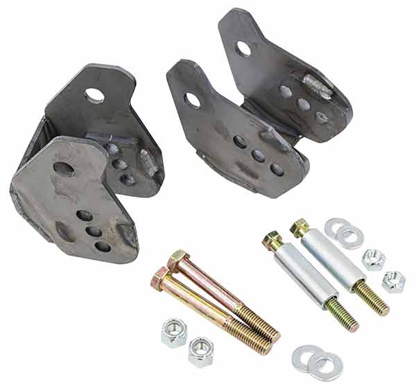 Relocation Brackets, UMI Perf. Lower Trailing Arm, 1964-72 A-Body, Weld-In 1 Relocation Brackets, UMI Perf. Lower Trailing Arm, 1964-72 A-Body, Weld-In