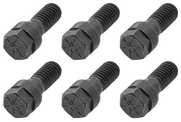 Pressure Plate Bolt, McLeod, 3/8"-16 Hex Head, Black Oxide, 6pc 1 Pressure Plate Bolt, McLeod, 3/8"-16 Hex Head, Black Oxide, 6pc