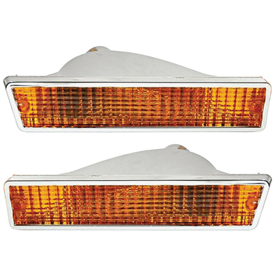 Park Light, Front, 1981-88 Cutlass, In Bumper, Pair 1 Park Light, Front, 1981-88 Cutlass, In Bumper, Pair