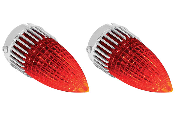 Tail Lamp Assembly, LED, 1959 Cadillac, Red w/Spider Pattern, Pair