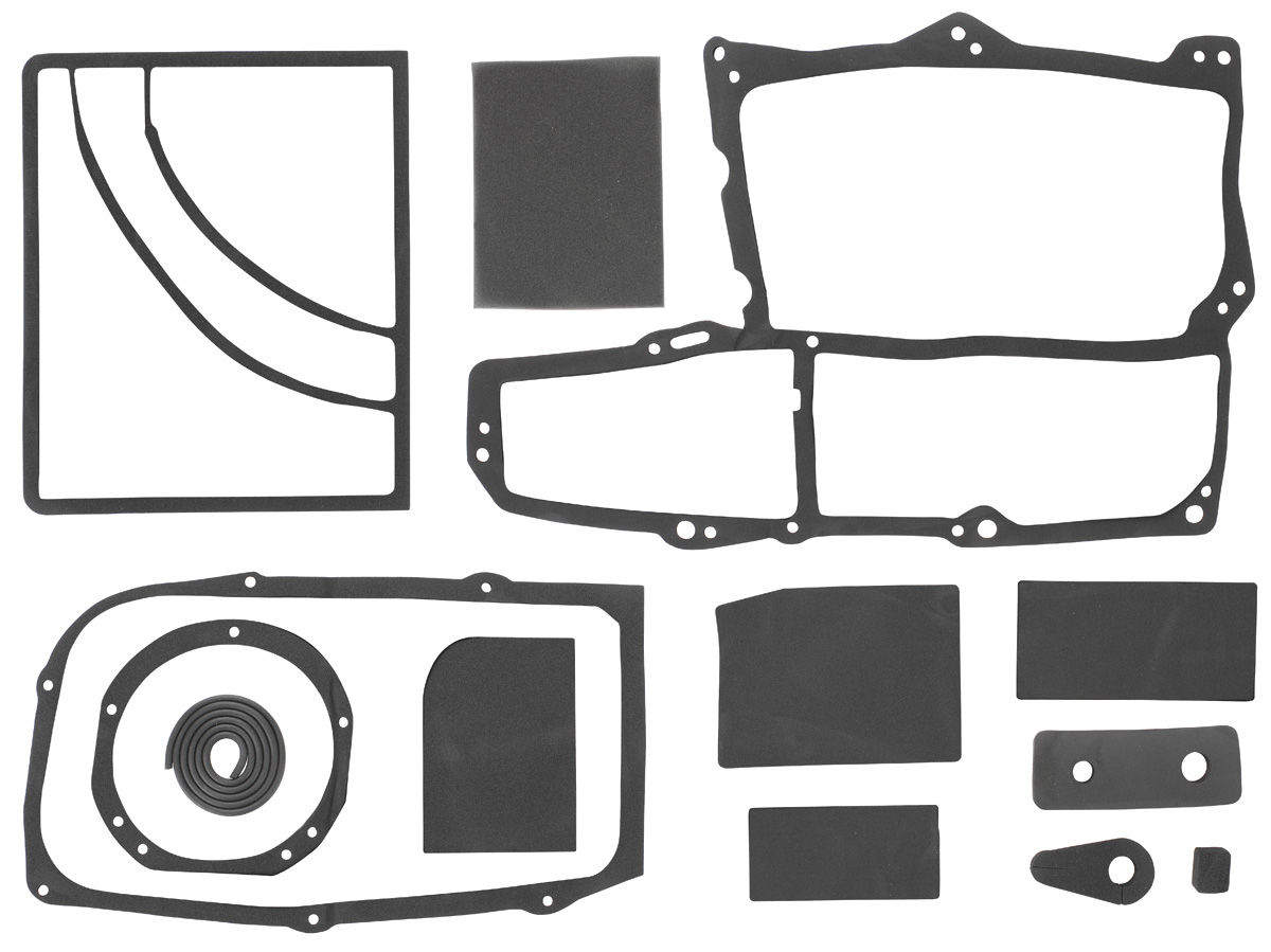 Heater Box Seal Set, 1964-67 A-Body, w/AC 1 Heater Box Seal Set, 1964-67 A-Body, w/AC