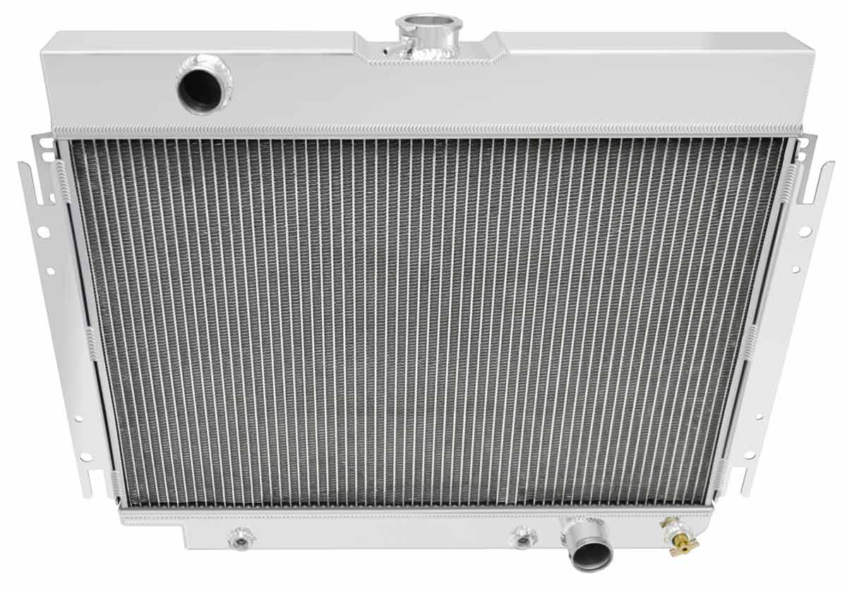 Radiator, Alum. Champion, 64-7 Chevelle/El Cam w/PS, 3Row 3/4" Tube, 28" W 1 Radiator, Alum. Champion, 64-7 Chevelle/El Cam w/PS, 3Row 3/4" Tube, 28" W