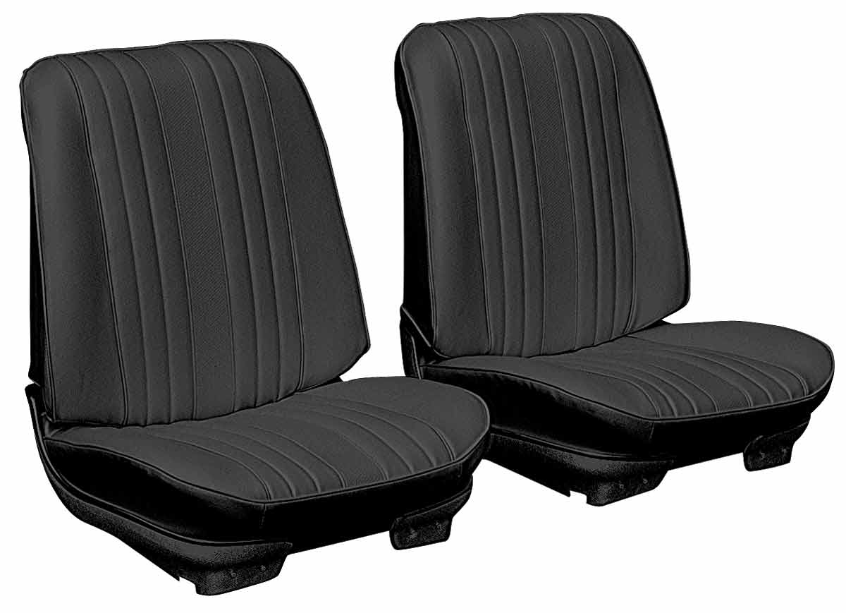 Bucket Seats, 1969 Chevelle/El Camino, Pre-Assembled, w/o Headrests, PUI 1 Bucket Seats, 1969 Chevelle/El Camino, Pre-Assembled, w/o Headrests, PUI
