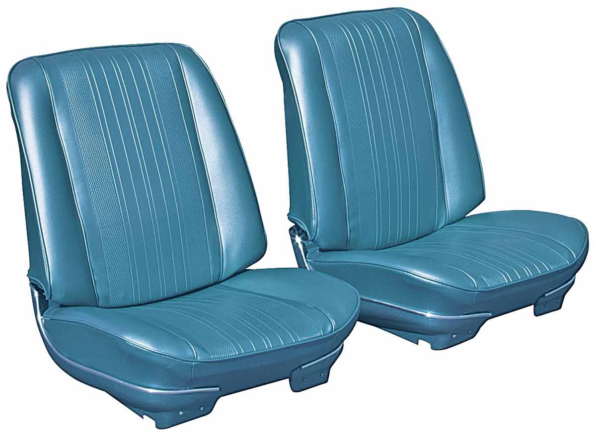 Bucket Seats, 1970 Chevelle/El Camino, Pre-Assembled, w/o Headrest, PUI 1 Bucket Seats, 1970 Chevelle/El Camino, Pre-Assembled, w/o Headrest, PUI