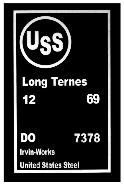 Stencil, Gas Tank, 1969 GM Cars 1 Stencil, Gas Tank, 1969 GM Cars