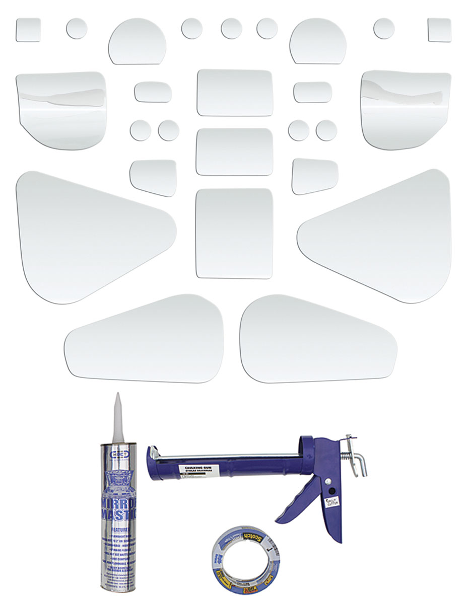 Mirror Set, Under Trunk, 1964-65 Chevelle 1 Mirror Set, Under Trunk, 1964-65 Chevelle
