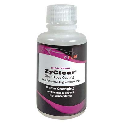 Coating, ZyClear High Temp/High Gloss, 2oz/59ml Bottle 1 Coating, ZyClear High Temp/High Gloss, 2oz/59ml Bottle