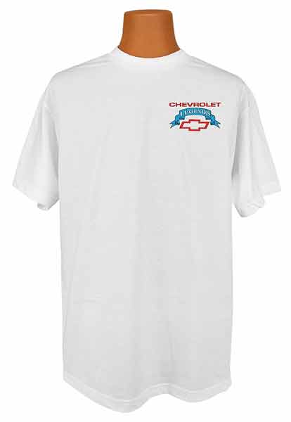 Shirt, Chevy Legends, White 1 Shirt, Chevy Legends, White