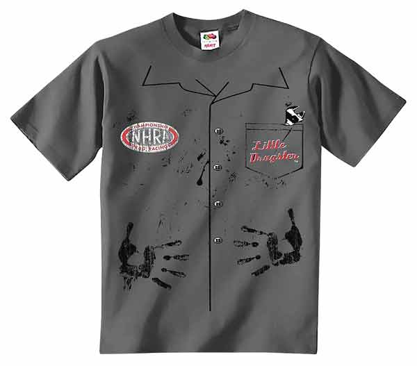 Shirt, NHRA Little Dragster, Youth, Gray 1 Shirt, NHRA Little Dragster, Youth, Gray