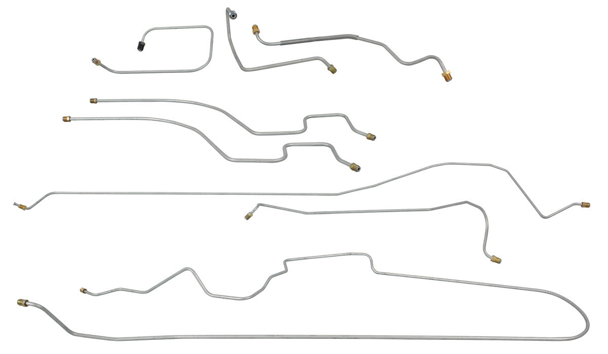 Brake Line Set, Complete, 1957 Cadillac Series 60, Manual 1 Brake Line Set, Complete, 1957 Cadillac Series 60, Manual