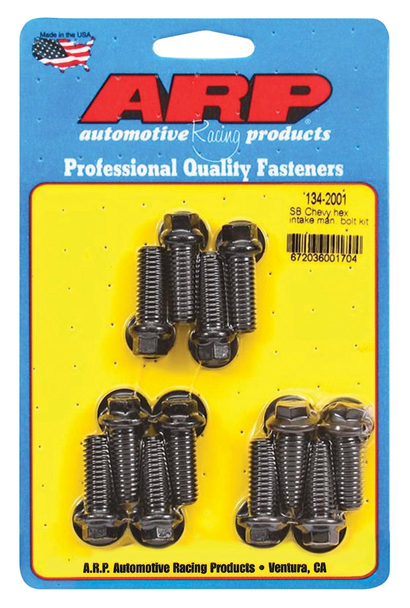 Bolt Set, Intake Manifold, ARP, SBC 265-400, 12pc 1 Bolt Set, Intake Manifold, ARP, SBC 265-400, 12pc
