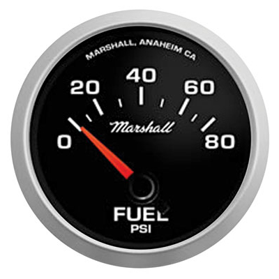 Gauge, 2-1/16" Fuel Pressure, 0-100PSI, With Sender, Short Sweep Electric