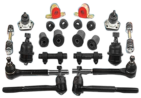 Rebuild Set, Front End, 1966-70 A-Body, w/Round Control Arm Bushings 1 Rebuild Set, Front End, 1966-70 A-Body, w/Round Control Arm Bushings