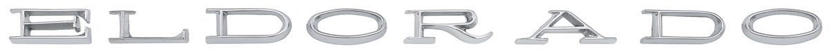 Emblem, 1961-66 Trunk/1967-69 Fender, Eldorado Letters