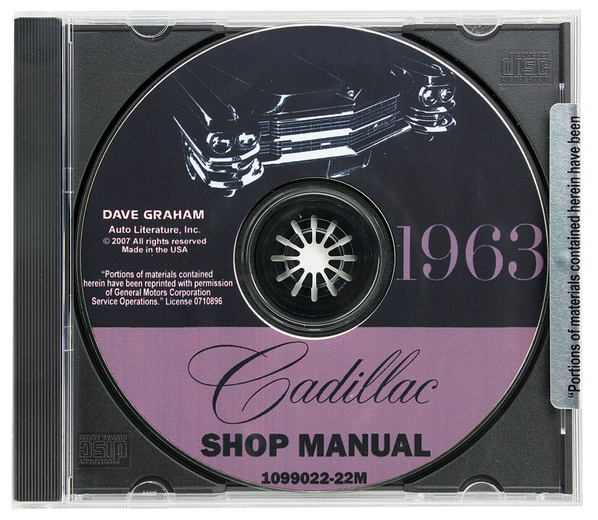 Service Manuals, Digital, Chassis/Body, 1963 Cadillac 1 Service Manuals, Digital, Chassis/Body, 1963 Cadillac