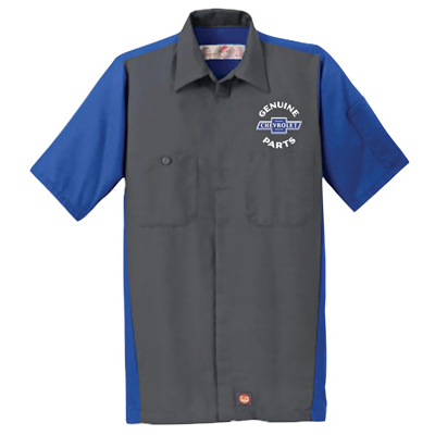Mechanics Shirt, Chevrolet Genuine Parts, Red Kap Short Sleeve